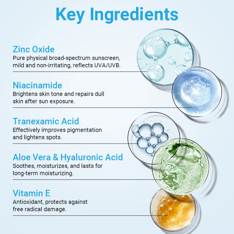 private label super liquid mineral sunscreen spf 50+